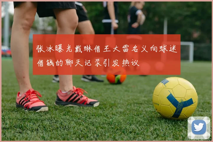 张冰曝光戴琳借王大雷名义向球迷借钱的聊天记录引发热议